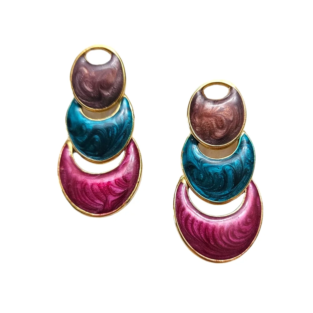 Vintage swirl enamel